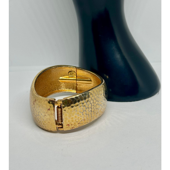 Vintage Art Deco Style Premier Designs Hinged Bangle Bracelet - Picture 3 of 8